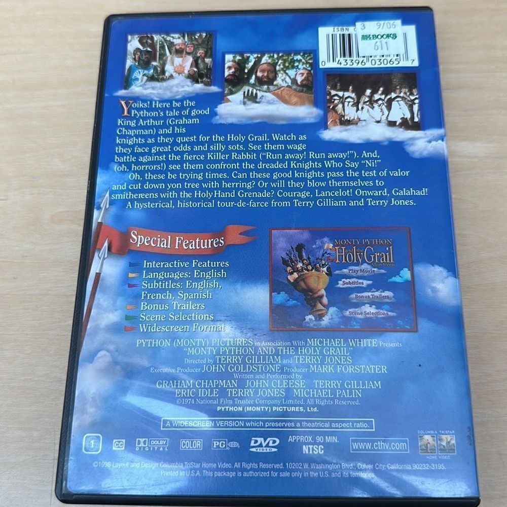 Columbia “Monty Python and the Holy Grail” DVD! - Picture 2 of 3